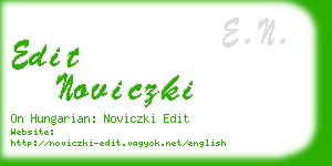 edit noviczki business card